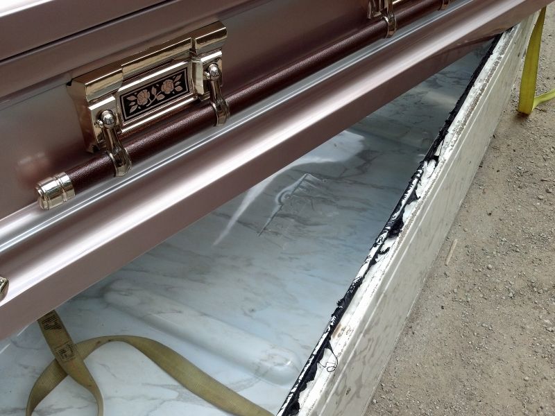 Casket Removal From Burial Vault After Disinterment