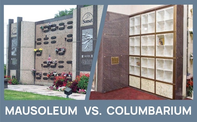 Mausoleum vs Columbarium