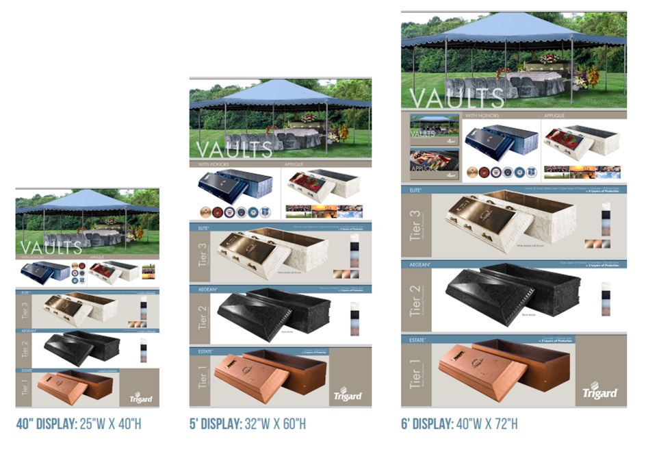 Multiple Wall Display Options for Increasing Vault Sales