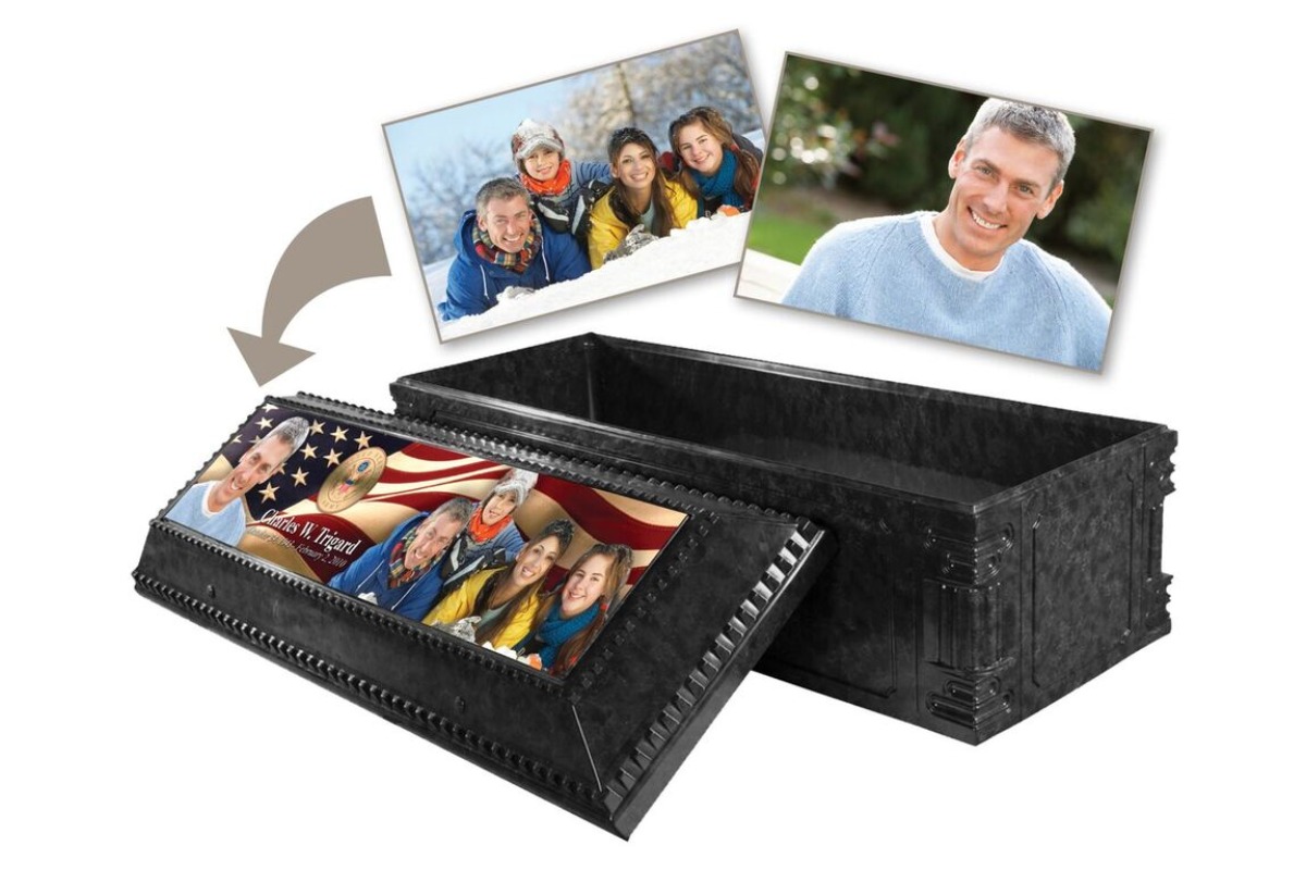 Check what burial vault customization options are available