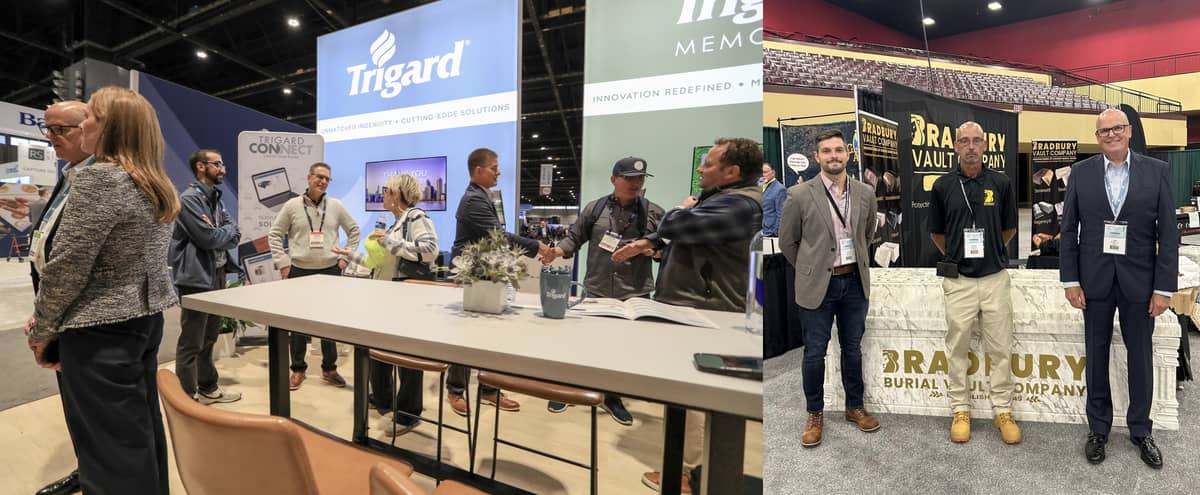 2 pictures from Trigard conference showing the people