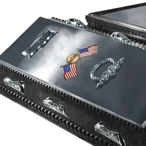 Elite Burial Vault Military Honors Flag And Tags