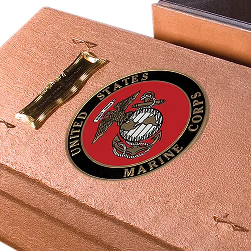 Estate Burial Vault Military Emblem