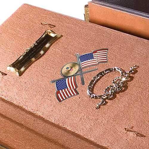 Estate Burial Vault Military Flags