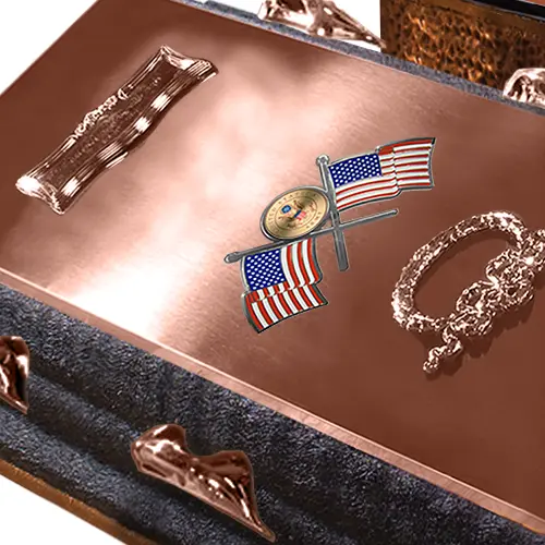 Reflection Burial Vault Military Honors Flags